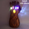 Infinity Gauntlet Avengers Infinity War Thanos Gloves Cosplay Prop Avengers LED Gloves PVC Toys Kids Adult Halloween Party 2019